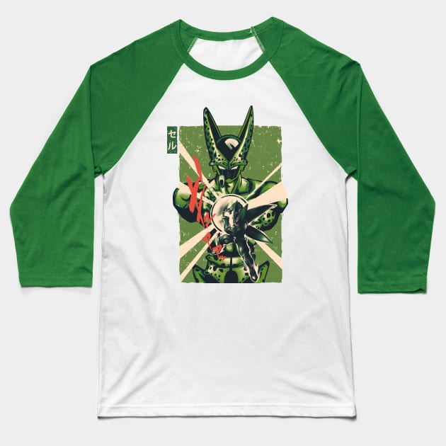 Cell-Retoro Baseball T-Shirt by HyperTwenty